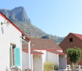 House with large garage door