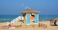 House of lifeguard in Tel Aviv beach.