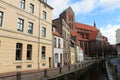 A house line in Wismar. Royalty Free Stock Photo
