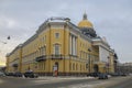 House with lions. Historic center of St. Petersburg