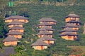 House made of clay at Rak Thai village, Mae Hong Son, Thailand