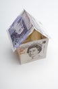 House Made Of Paper Currency Royalty Free Stock Photo