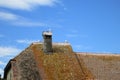 House in the medieval village of Nernier, Haute-savoie France. Royalty Free Stock Photo