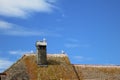 House in the medieval village of Nernier, Haute-savoie France. Royalty Free Stock Photo