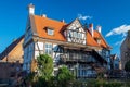 The House of Millers in Gdansk, one of the most beautifully situated monuments in Gdansk