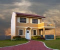 A house modeled from Italian style Royalty Free Stock Photo