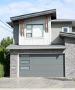 House Modern Home Exterior Street Elevation Royalty Free Stock Photo