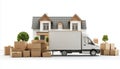 House Moving Essentials Royalty Free Stock Photo