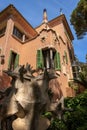 House and Museum of Antoni Gaudi in Barcelona Spain