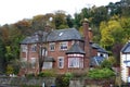 House near the Forth Rail Bridge at South Queensferry Scotland