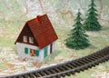 House near the railroad, travel