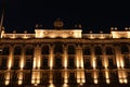 Old lighted building Royalty Free Stock Photo