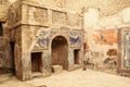 House of the Neptune Mosaic. Herculaneum. Naples. Italy Royalty Free Stock Photo