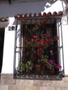 House in Nerja, a sleepy Spanish Holiday resort on the Costa Del Sol near Malaga, Andalucia, Spain, Europe Royalty Free Stock Photo