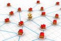 House network Royalty Free Stock Photo