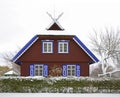 House in Nida. Curonian Spit. Lithuania