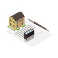 House Notary Tools Composition Royalty Free Stock Photo