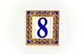 House Number Eight Royalty Free Stock Photo