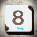 House number Royalty Free Stock Photo