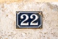 House number 22