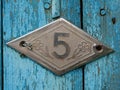 House number five Royalty Free Stock Photo