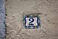 House numbers in France Royalty Free Stock Photo