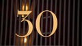 House number 30 Royalty Free Stock Photo