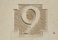 House Number Sign