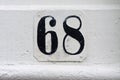 House number sixty eight 68