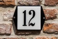 House number twelve 12