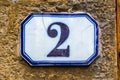 House number two 2 Royalty Free Stock Photo