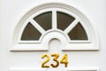 House number 234 Royalty Free Stock Photo