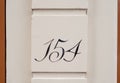 House number Royalty Free Stock Photo