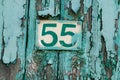 House numbers from France, Belguim, Sweden, Denmark, Finland and St Petersburg Royalty Free Stock Photo