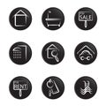 House object icon set