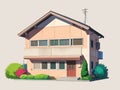 A house that often appears in Japanese cartoons