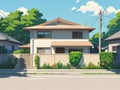 A house that often appears in Japanese cartoons