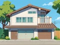 A house that often appears in Japanese cartoons