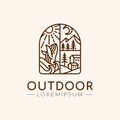 House or Outdoor Line Logo Design