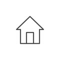 House outline icon