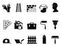 House painting icons set