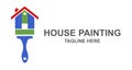 House Painting and Remodeling logo design