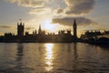 House of Parliament at Sunset