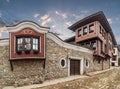 House from the period of Bulgarian Revival in old town of Plovdiv, european capital of culture, Bulgaria, Europe Royalty Free Stock Photo