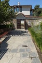 House from the period of Bulgarian Revival in old town of Plovdiv Royalty Free Stock Photo