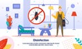 House Pest Control Service Flat Vector Banner