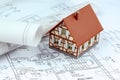 A house plan Royalty Free Stock Photo