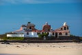 House in the Playa de la Concha de El Cotillo in Fuerteventura, Spain in summer 2020