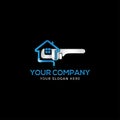 House colorful Plumbing logo design