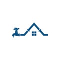 House Plumbing logo design vector illustration, Creative Plumbing logo design concept template, symbols icons Royalty Free Stock Photo